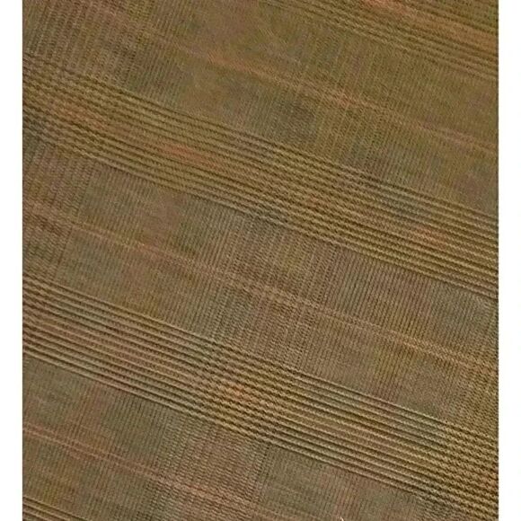 Brown & Red Plaid 50% Fortrel Polyester & 50% Cotton Fabric, 4 yds x 44" - Picture 1 of 3